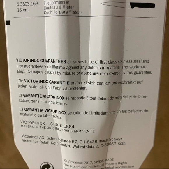 New! Victorinox StandardLine Carving Fork 15cm 10.25” Stainless Steel - Picture 7 of 9